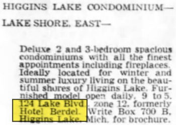 Hotel Berdel - Oct 1970 Conversion To Condos Announced (newer photo)